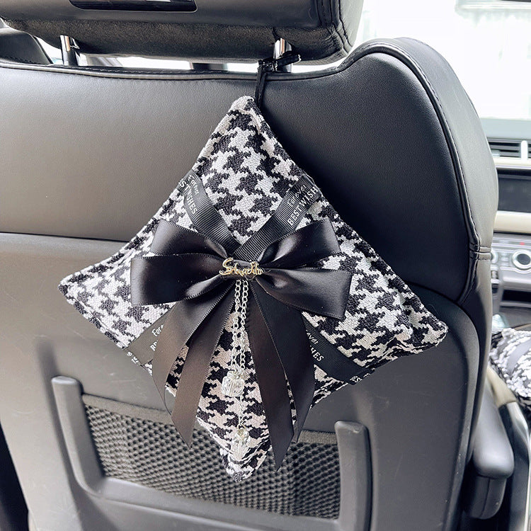 Wholesale Diamond Bow Knot Deodorizing Cotton and Hemp Car Accessories